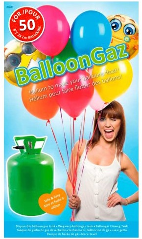 Heliumtank 50 Ballonnen